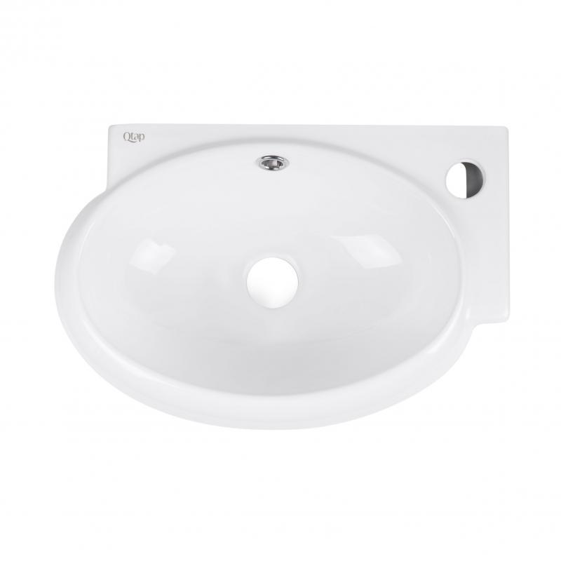 Раковина Qtap Leo 420x280x150 White QT11111008LW Раковина Qtap Leo 420x280x150 White QT11111008LW