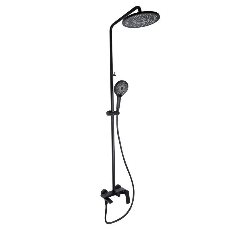 Душова система універсальна Qtap Slavonice на три споживача (з виливом) QTSLA111BLM45911 Black Matt Душова система універсальна Qtap Slavonice на три споживача (з виливом) QTSLA111BLM45911 Black Matt