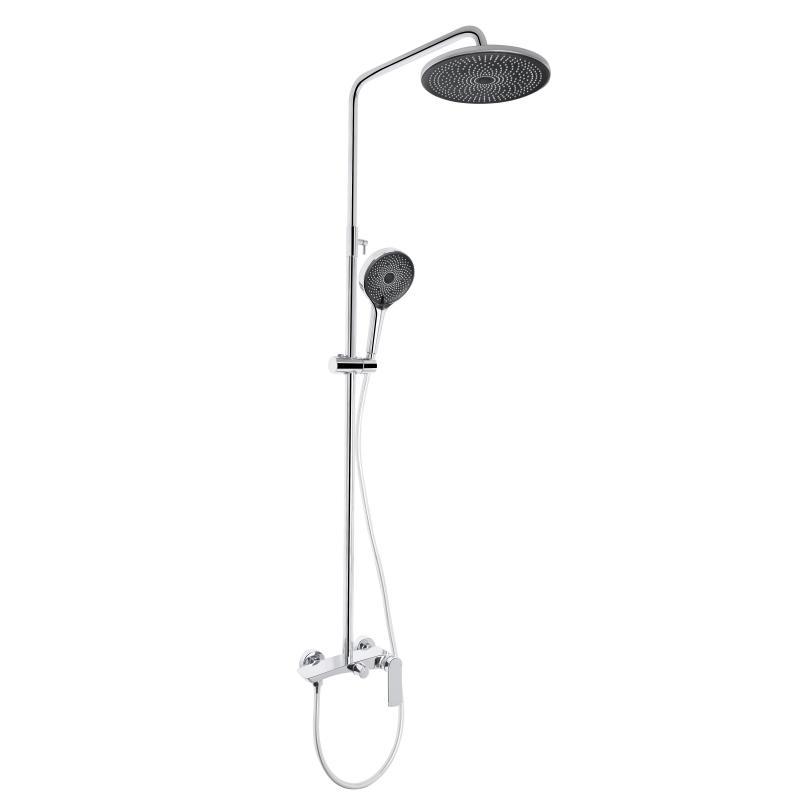Душова система для душу Qtap Slavonice на два споживачі QTSLA110CRM45912 Chrome Душова система для душу Qtap Slavonice на два споживачі QTSLA110CRM45912 Chrome