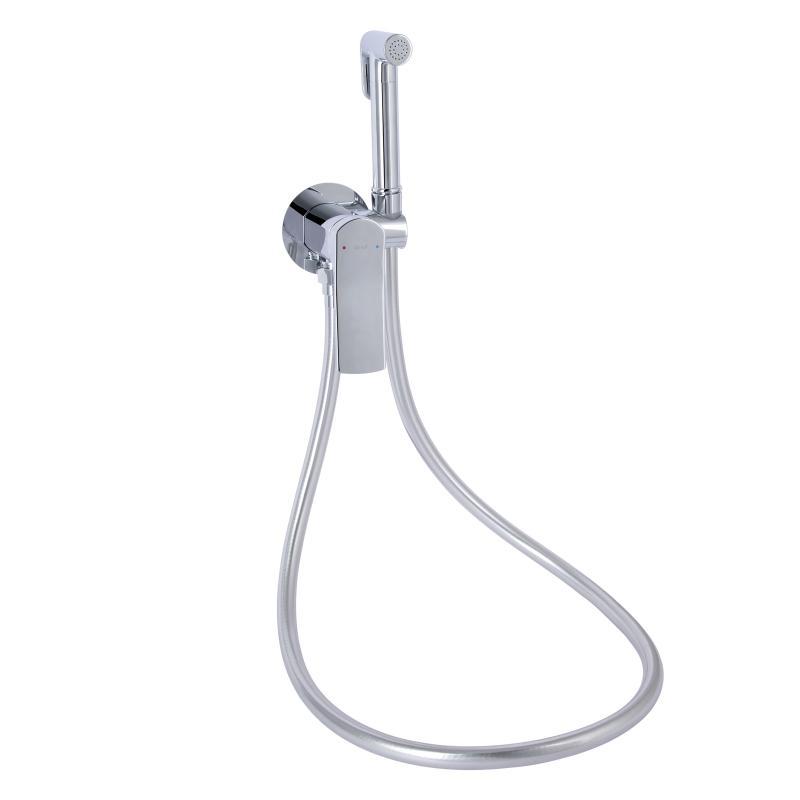 Набор для гігієнічного душу Qtap Slavonice округлий QTSLA262CRM45915 Chrome Набор для гігієнічного душу Qtap Slavonice округлий QTSLA262CRM45915 Chrome