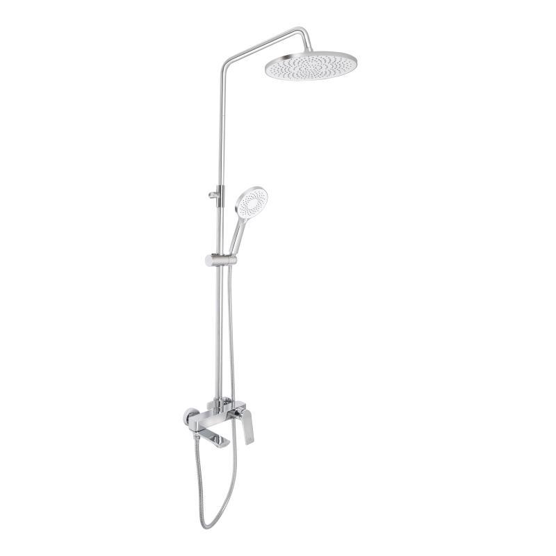 Душова система універсальна Qtap Vlasta New на три споживача (з виливом) QTVLA111CRM45650 Chrome Душова система універсальна Qtap Vlasta New на три споживача (з виливом) QTVLA111CRM45650 Chrome