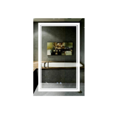 Дзеркало Qtap Cardinal 650х900 з LED-підсвічуванням Touch, з антизапотіванням, з димером, рег. темп. кольору