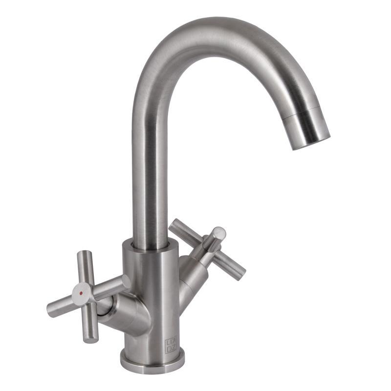 Змішувач для кухні Lidz Wind 161F двохвентильний LDWIN161FNKS46098 Nickel Змішувач для кухні Lidz Wind 161F двохвентильний LDWIN161FNKS46098 Nickel