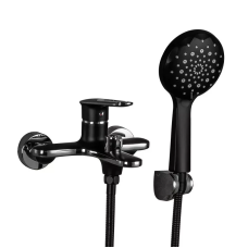 Змішувач для ванни Frap F3249-6, чорний/хром