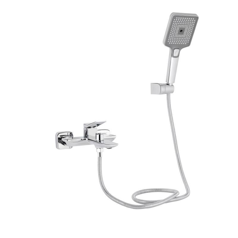 Змішувач для ванни Qtap Presto (з душовим гарнітуром) QTPRE259CRM45574 Chrome