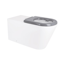 Унітаз підлоговий Qtap Freedom інклюзивний безбачковий Rimless безобідковий з сидінням Soft-close WHITE