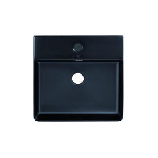 Раковина Qtap Nando LT 500х420х130 Matt black QT12116146AMB