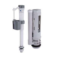 Qtap HY2 (Kalao)  комплект арматури для бачка унітазу з подвійною круглою кнопкою змиву 4,8 см та клапаном