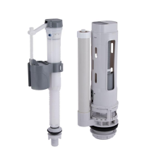 Qtap HY3 (Nando) комплект арматури для бачка унітазу з подвійною круглою кнопкою змиву 4,8 см та клапаном