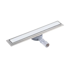 Трап із нержавіючої сталі Qtap Scorpio Tile600 лінійний під плитку (поворотний сифон/сухий затвор)