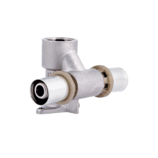 Прес-фітинг Icma трійник 1/2“вх16 настінний прохідний № 422