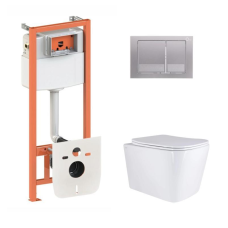 Готове рішення Qtap для ванної кімнати: підвісний унітаз Tern + комплект інсталяції Nest 4 в 1 (квадратна