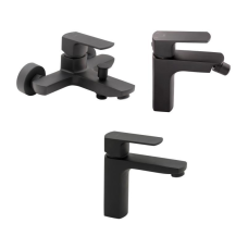 Комплект змішувачів Qtap Lipno: Змішувач для ванни QTNH3023101DCB + Змішувач для раковини QTLIPNO1023101CB +