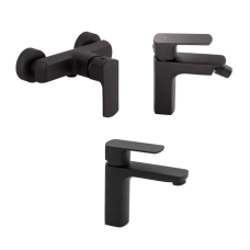 Комплект змішувачів Qtap Lipno: Змішувач для душу QTLIPNO4023101CB + Змішувач для раковини QTLIPNO1023101CB +