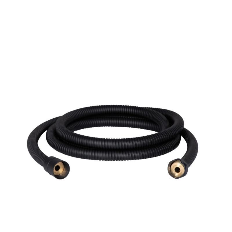 Акційний набір 2+1: Шланг для ручного душу 2000 мм Qtap Hadice QT054BL43075 Black Matt