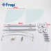 Полиця скляна кутова Frap F1907-2, 2-х ярусна, 290х290 мм Полиця скляна кутова Frap F1907-2, 2-х ярусна, 290х290 мм
