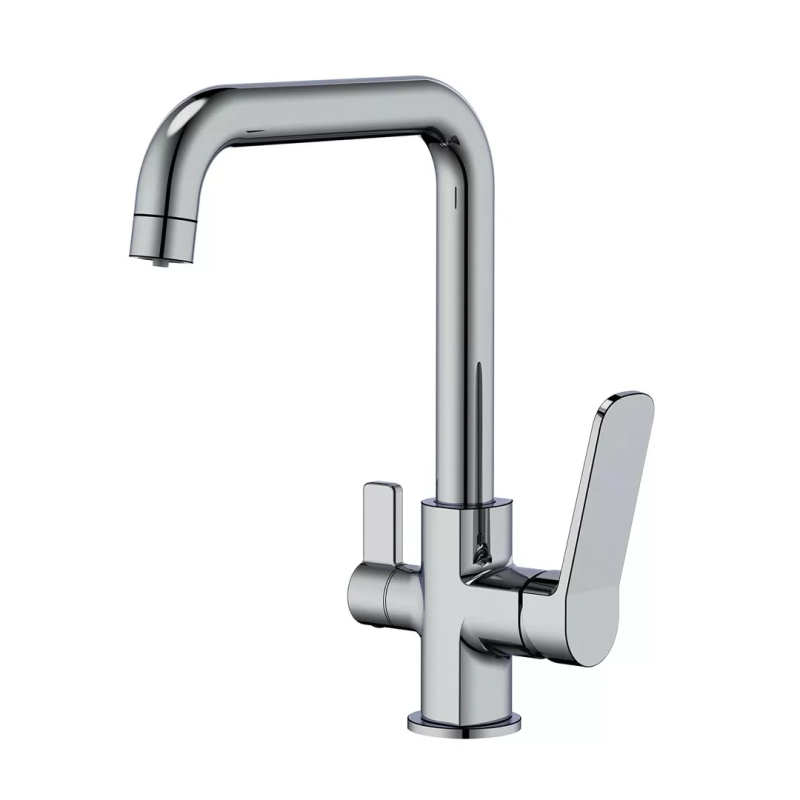 Змішувач для кухні на дві води Frap F4361, хром Змішувач для кухні на дві води Frap F4361, хром