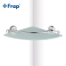 Полиця скляна кутова Frap F1921-1, 270x270 мм, хром Полиця скляна кутова Frap F1921-1, 270x270 мм, хром