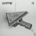 Кутовий трап для душу GAPPO G82020-1, нержавіюча сталь, 200x200 мм Кутовий трап для душу GAPPO G82020-1, нержавіюча сталь, 200x200 мм