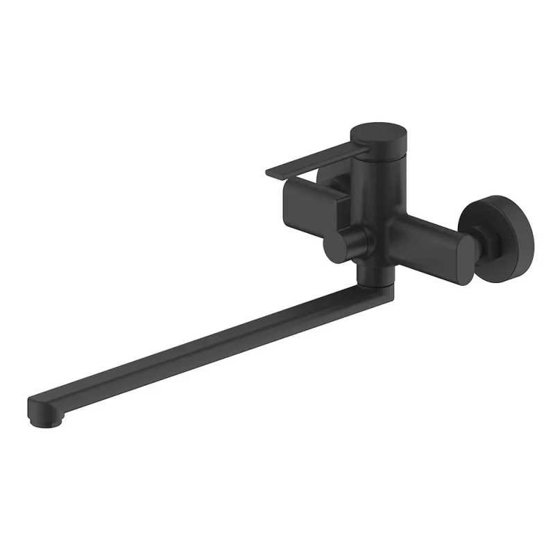 F2267-6 ванна одноваж. довг. пл. вилив лат. корпус Ø35 (чорний) {10}