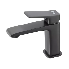 F1084-9 умивальник одноваж. литий вилив лат. корпус гайка Ø35 (сірий Gungrey) {10/1}