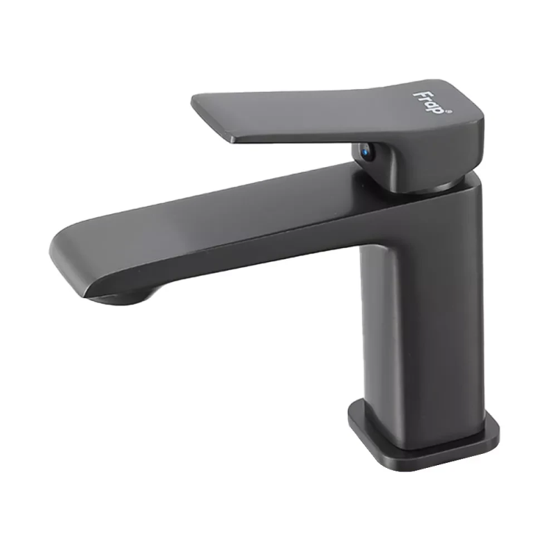 F1084-9 умивальник одноваж. литий вилив лат. корпус гайка Ø35 (сірий Gungrey) {10/1}