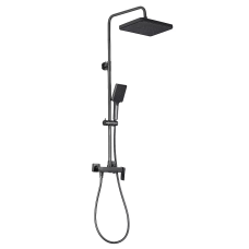 F2484-9 душ. система 3х функц. лат. корпус Ø35 (сірий Gungrey) {4/1}