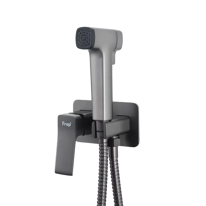 F2084-9 душ гігієн. вбуд. одноваж. лат. Ø25 (сірий Gungrey) {10/1}