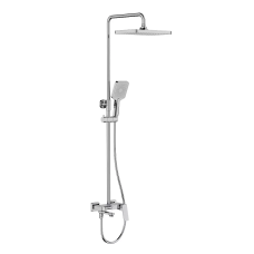 F2487 душ. система 3х функц. КЛАВІШ ПЕРЕМИК. лат. корпус Ø35 (Хром) {4/1}