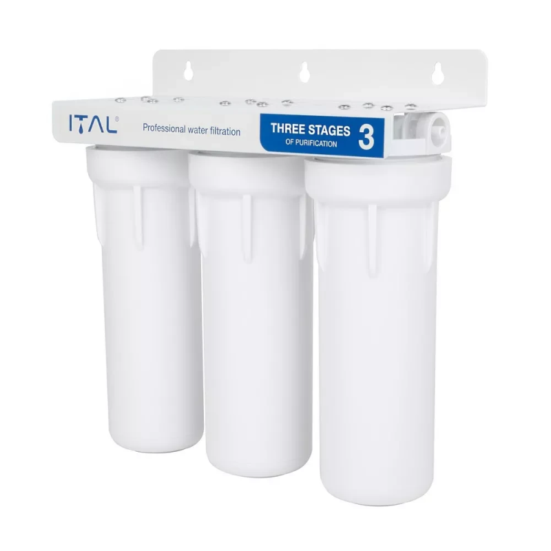 Потрійний фільтр ITAL, кран+картриджі