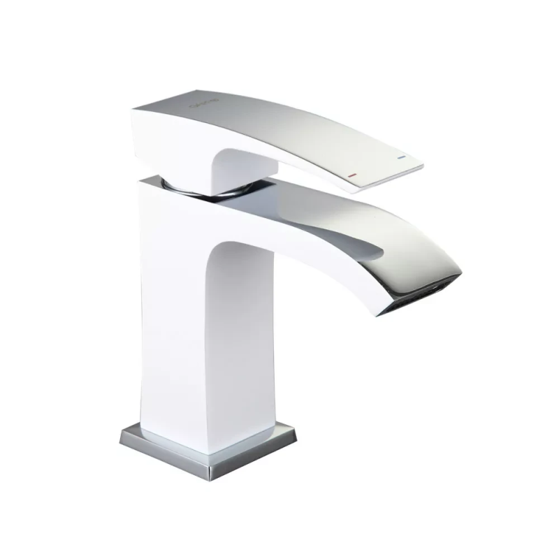 Змішувач для умивальника GAPPO G1007-8, білий/хром Змішувач для умивальника GAPPO G1007-8, білий/хром