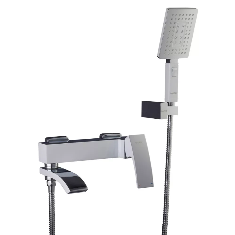 Змішувач для ванни GAPPO G3207-8, білий/хром Змішувач для ванни GAPPO G3207-8, білий/хром