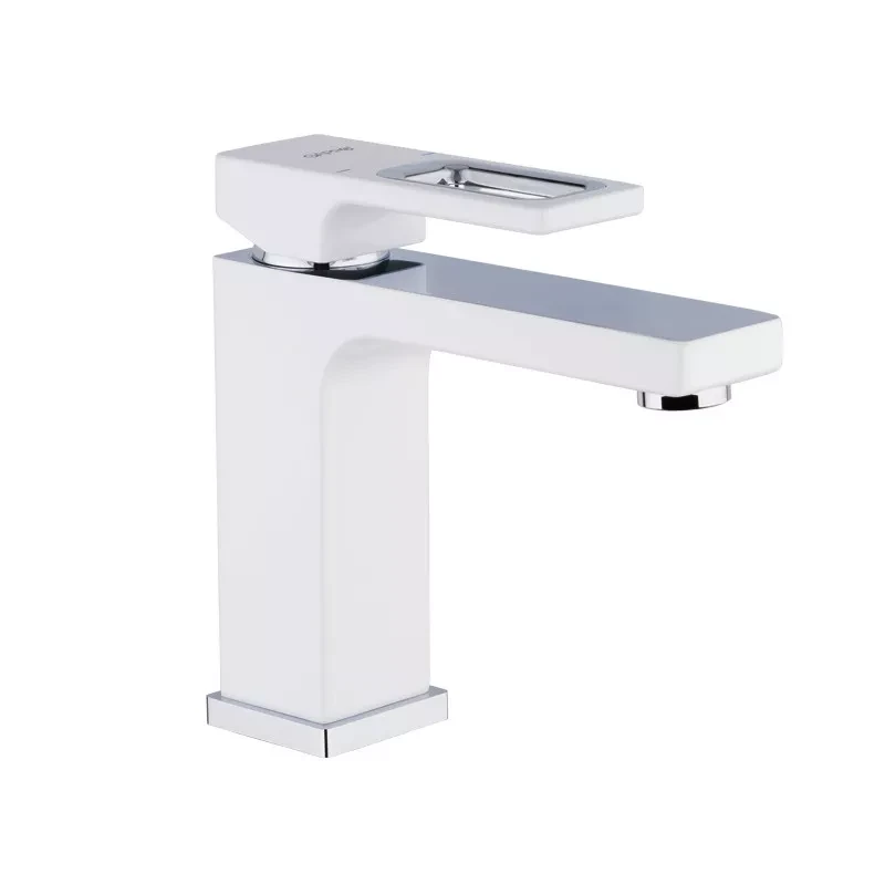 Змішувач для умивальника GAPPO G1017-8, білий/хром Змішувач для умивальника GAPPO G1017-8, білий/хром