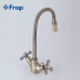 Змішувач для кухні Frap F4319-4 з гнучким виливом, бронза Змішувач для кухні Frap F4319-4 з гнучким виливом, бронза