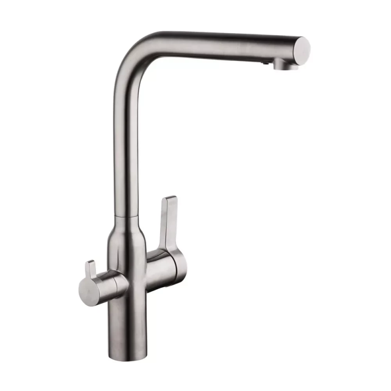 Змішувач для кухні на дві води GAPPO G4399-4, сатин Змішувач для кухні на дві води GAPPO G4399-4, сатин