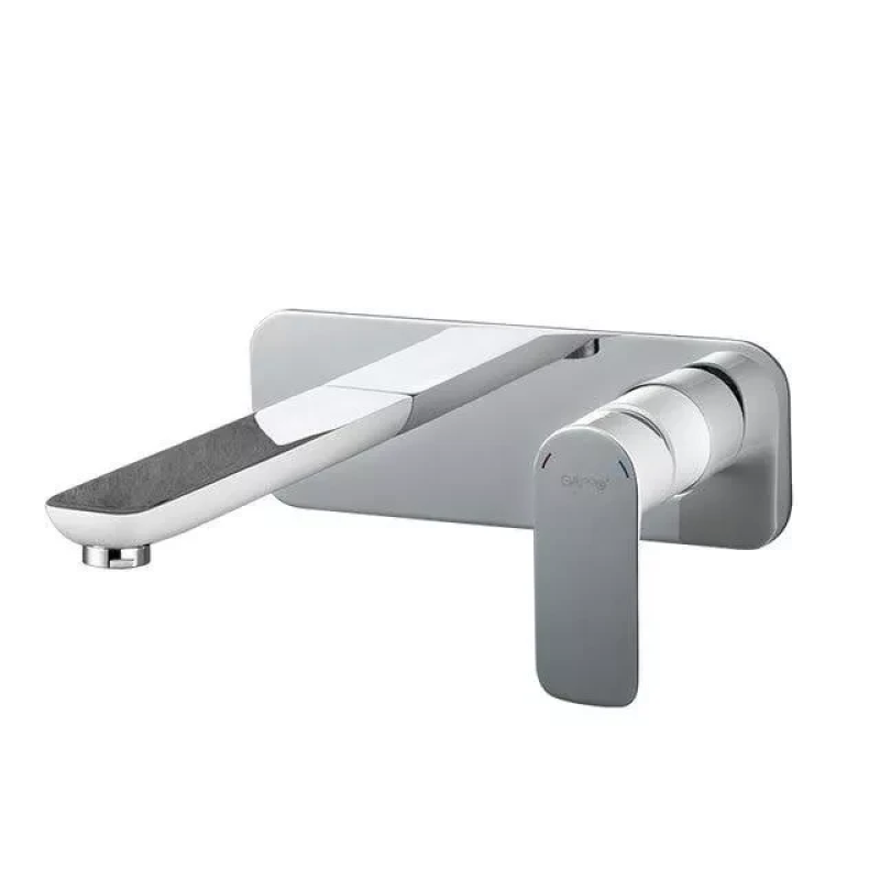 Змішувач для умивальника GAPPO G1048-22, білий/хром Змішувач для умивальника GAPPO G1048-22, білий/хром