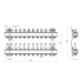 Колектор Icma 1“ 12 виходів, з витратомірами №K013 Колектор Icma 1“ 12 виходів, з витратомірами №K013