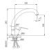 Змішувач для кухні Frap F4101-12, білий Змішувач для кухні Frap F4101-12, білий