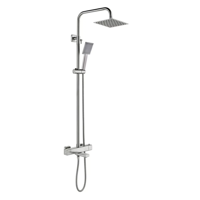 Душова система з термостатом GAPPO G2499-40, вилив - перемикач на лійку, 3-функції, нержавіюча сталь Душова система з термостатом GAPPO G2499-40, вилив - перемикач на лійку, 3-функції, нержавіюча сталь