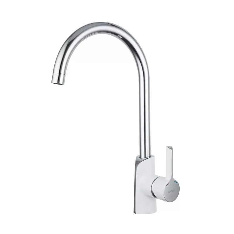 Змішувач для кухні GAPPO G4003-8, білий/хром Змішувач для кухні GAPPO G4003-8, білий/хром