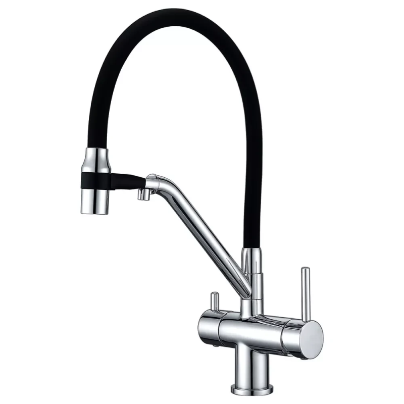 Змішувач для кухні з підключенням фільтра GAPPO G4398-80, хром Змішувач для кухні з підключенням фільтра GAPPO G4398-80, хром