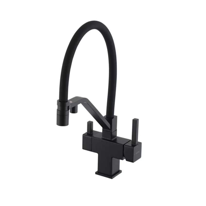 G4395-66 кухня під осмос одноваж. вис. силікон. вилив лат. шпилька Ø35 (чорний) {8/1} G4395-66 кухня під осмос одноваж. вис. силікон. вилив лат. шпилька Ø35 (чорний) {8/1}