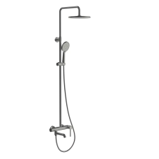 G2406-9 душ. система 3х функц. одноваж. лат. Ø35 (сірий Gungrey) {3/1}