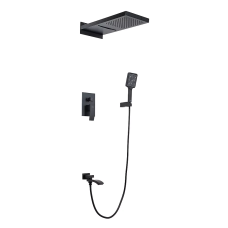 G7107-76 душ. система вбуд. 3х функц. одноваж. лат. Ø35 (чорний) {2/1}