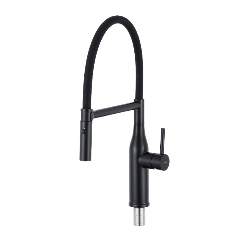 G4098-26 кухня одноваж. вис. вилив нерж. сталь гайка Ø35 (чорний) {8/1} G4098-26 кухня одноваж. вис. вилив нерж. сталь гайка Ø35 (чорний) {8/1}