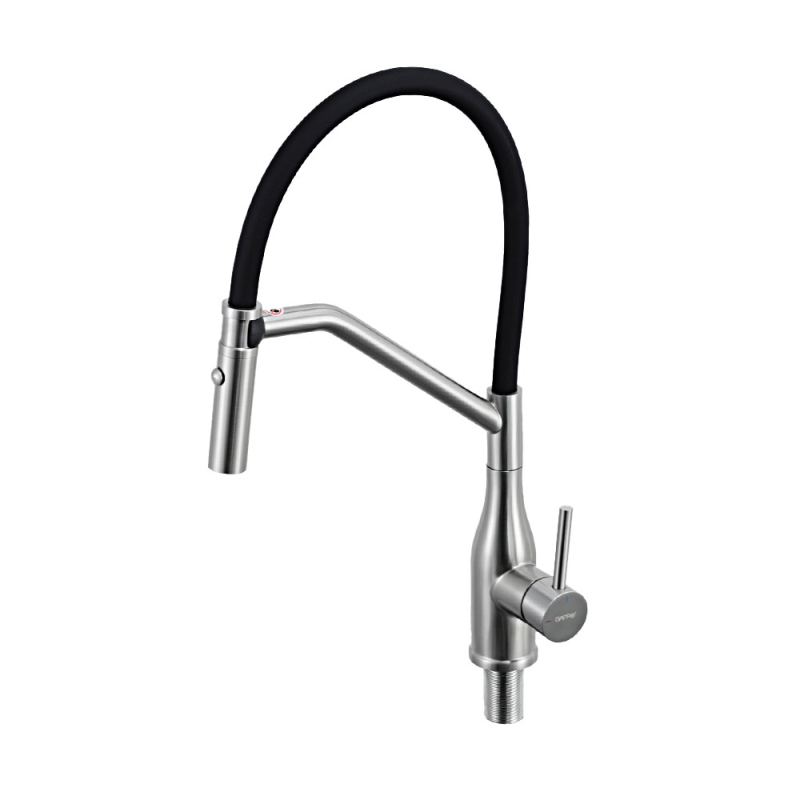 G4098-15 кухня одноважіль. вис. вилив неірж. сталь гайка Ø 35 (сатин)348/1ult G4098-15 кухня одноважіль. вис. вилив неірж. сталь гайка Ø 35 (сатин)348/1ult