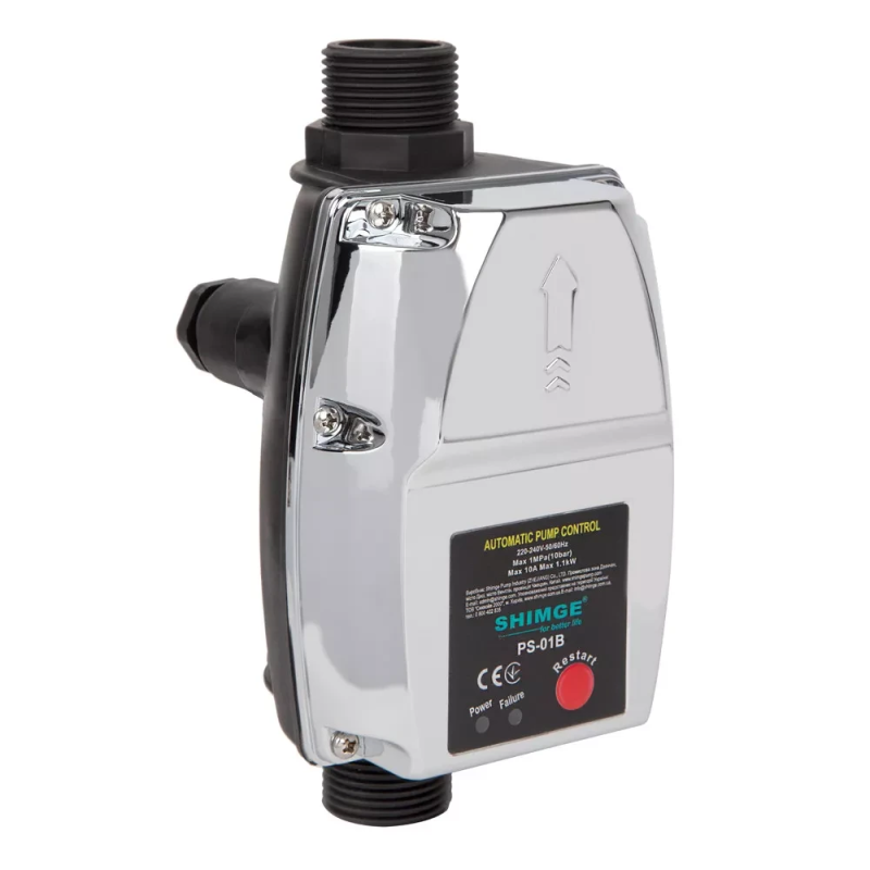 Електронний контролер тиску SHIMGE PS-01B, 1.1 кВт Електронний контролер тиску SHIMGE PS-01B, 1.1 кВт