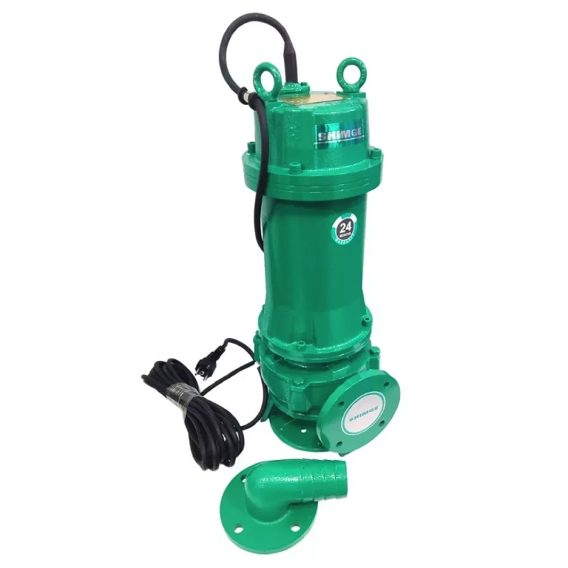 Насос дренажно-фекальний SHIMGE 50WQD1.5QG з ножем, Hmax=16 м, Qmax=417 л/хв. Насос дренажно-фекальний SHIMGE 50WQD1.5QG з ножем, Hmax=16 м, Qmax=417 л/хв.