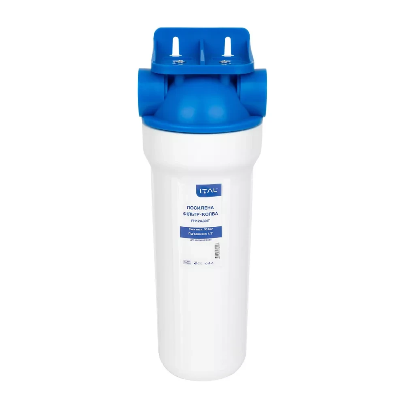 Фільтр магістральний ITAL 2,5“x10“ - 1/2“ з посиленим з“єднанням (30 бар).