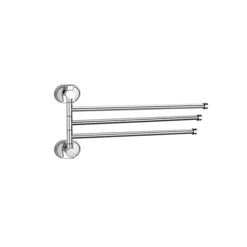 Тримач для рушника Frap F1913 поворотний 3-й, 370 мм, хром